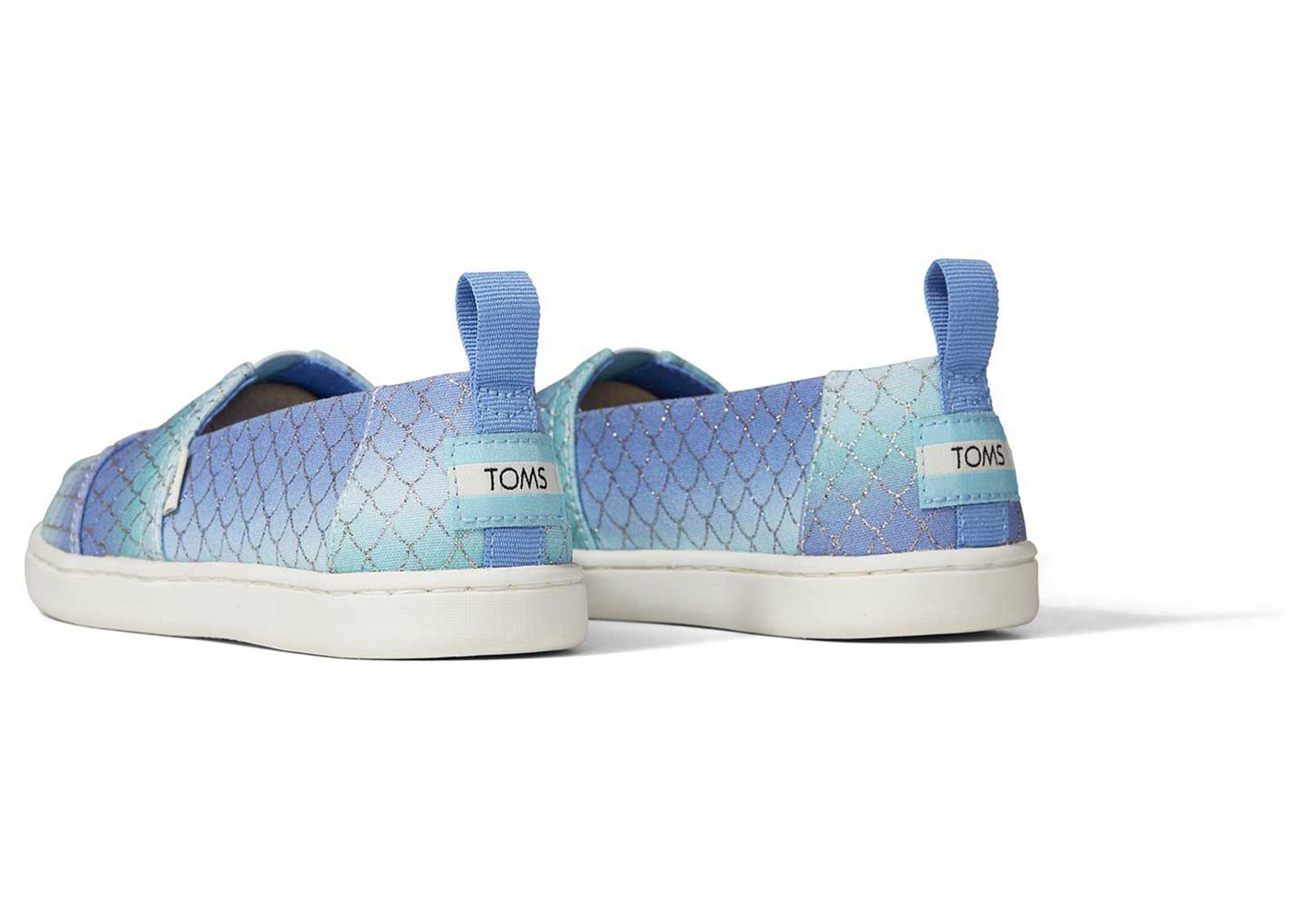 Toms Alpargata Youth Mermaid Espadrille Blue - Kids - 19685-JRBL